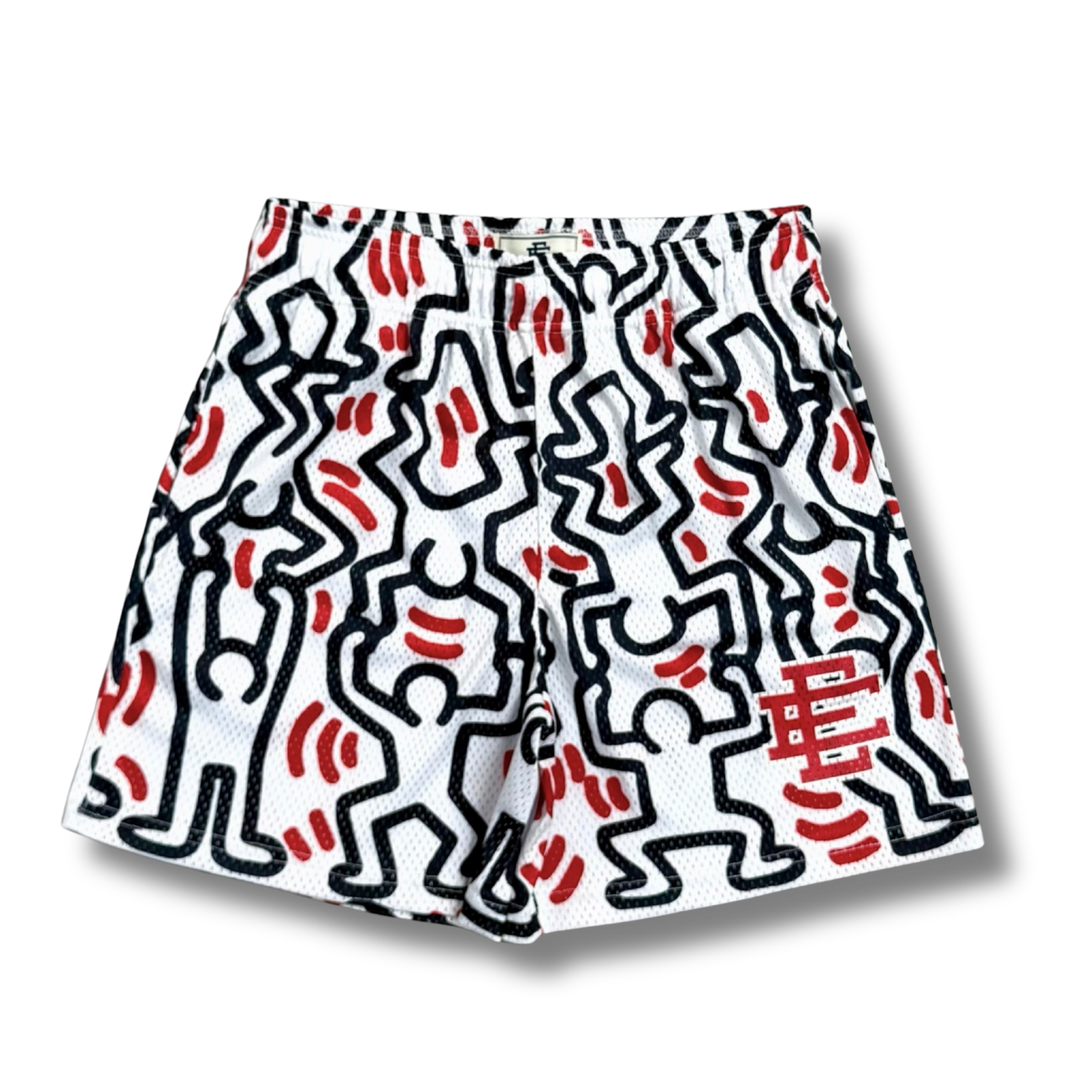 Eric E shorts people black w white