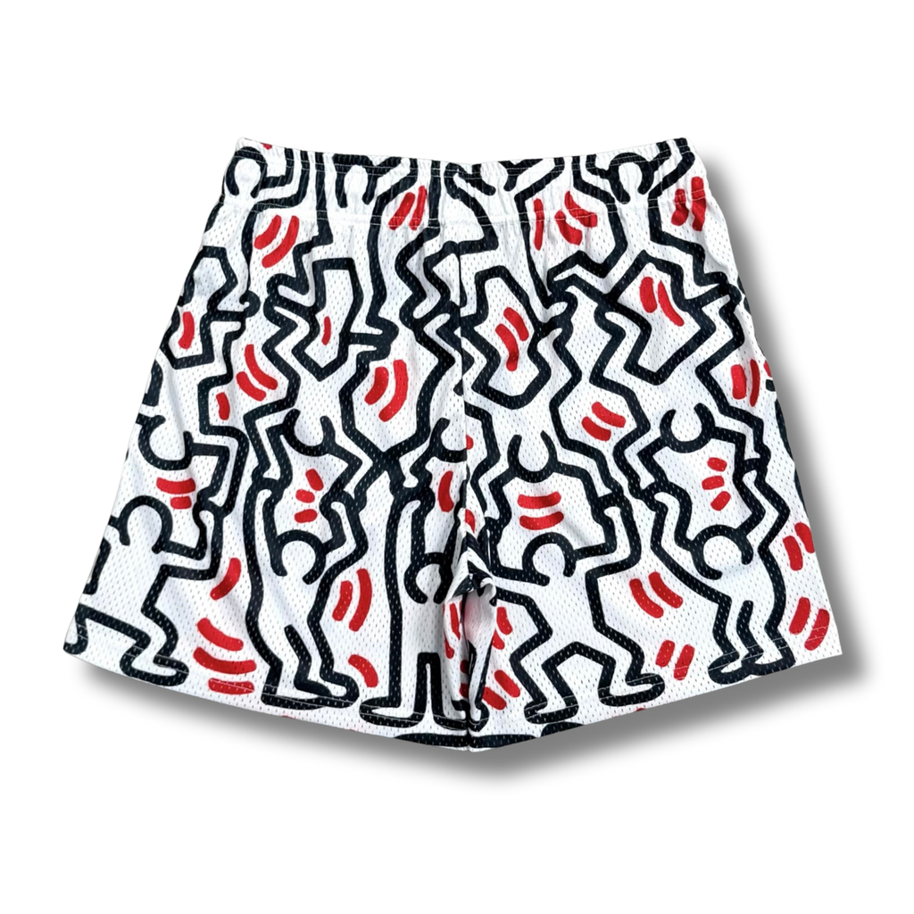 Eric E shorts people black w white