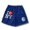 Eric E shorts I love new York blue