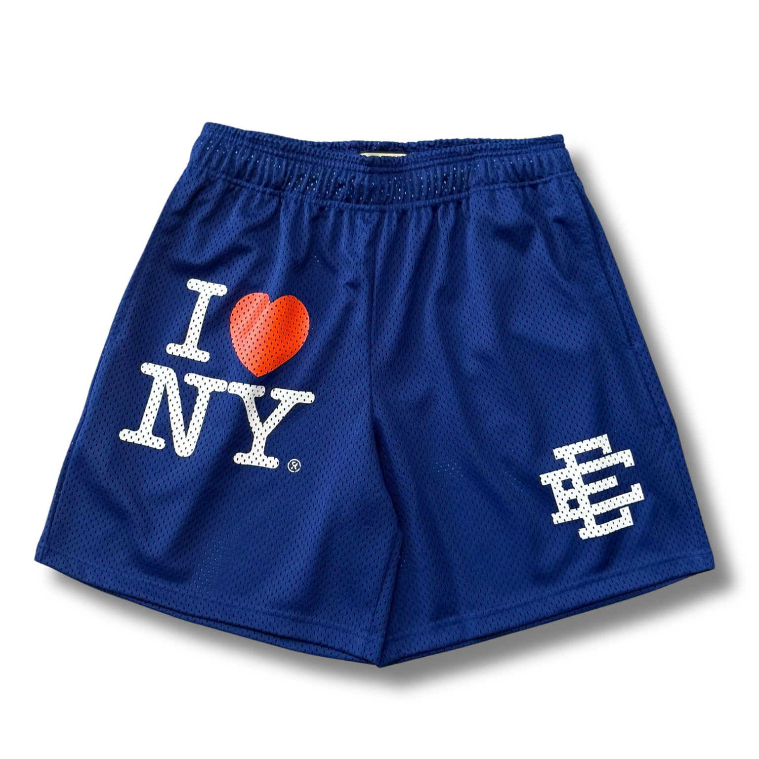 Eric E shorts I love new York blue