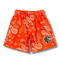 Eric E shorts basic Paisley orange