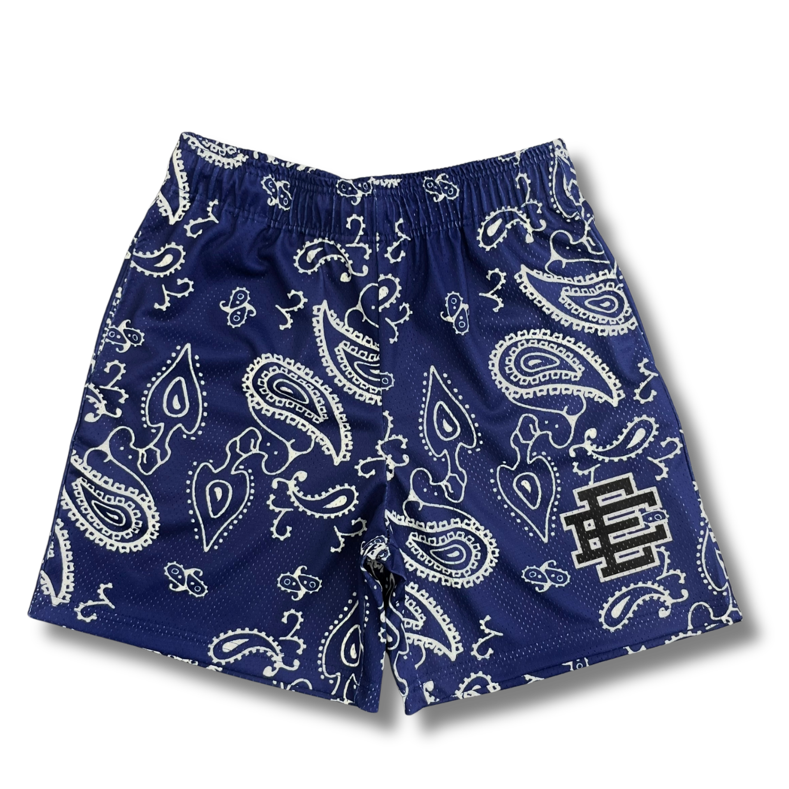Eric E shorts basic Paisley navy