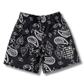 Eric E shorts basic Paisley black