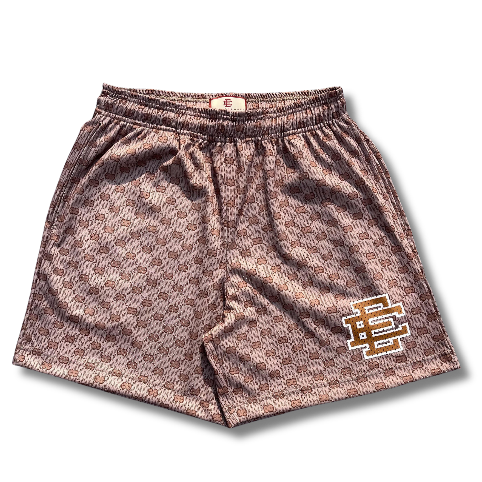 Eric E shorts x Guci brown