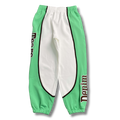 D Tears Pants green w white