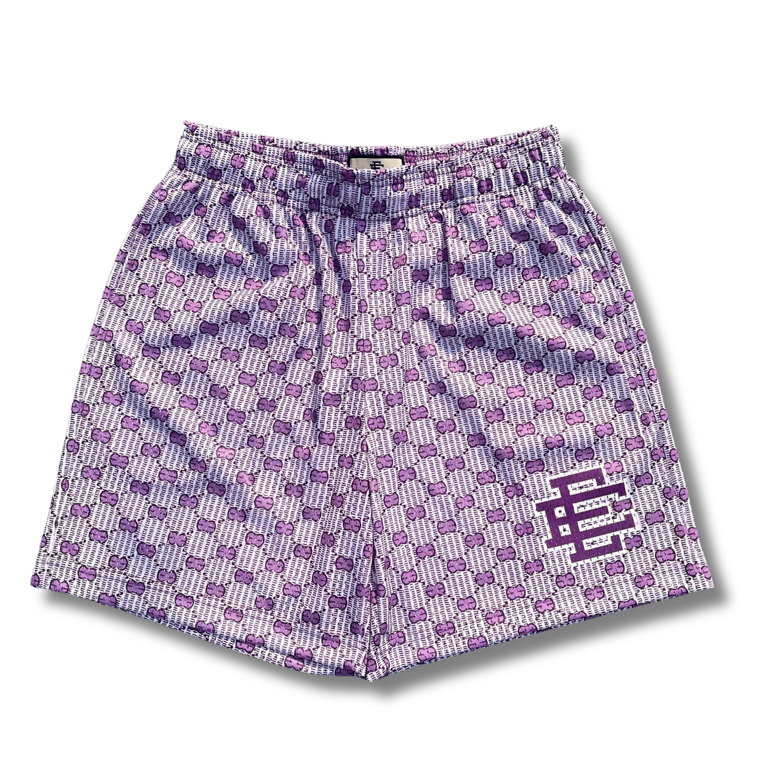 Eric E shorts x Guci purple