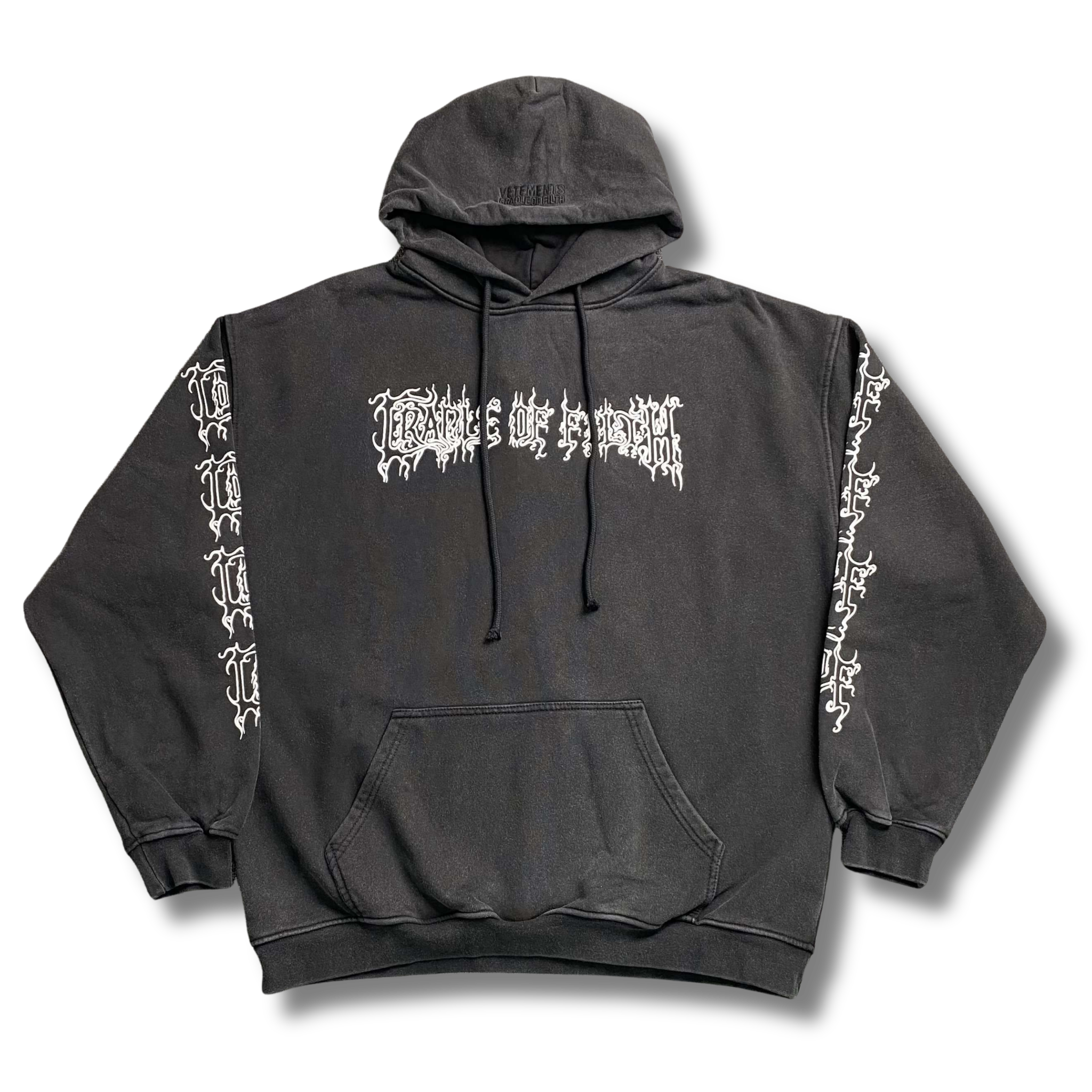 Ments Scribble Hoodie Grey