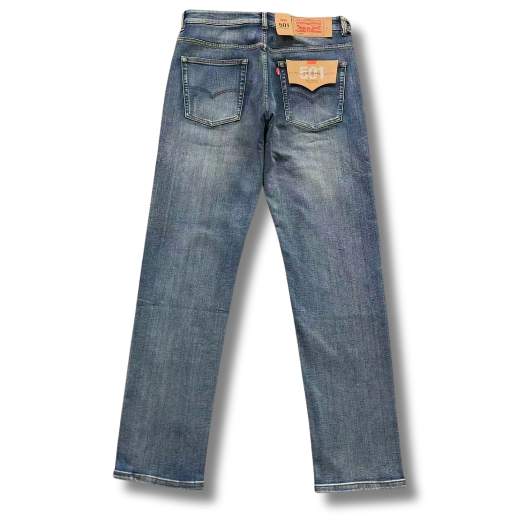 Grey Blue Levi Jeans