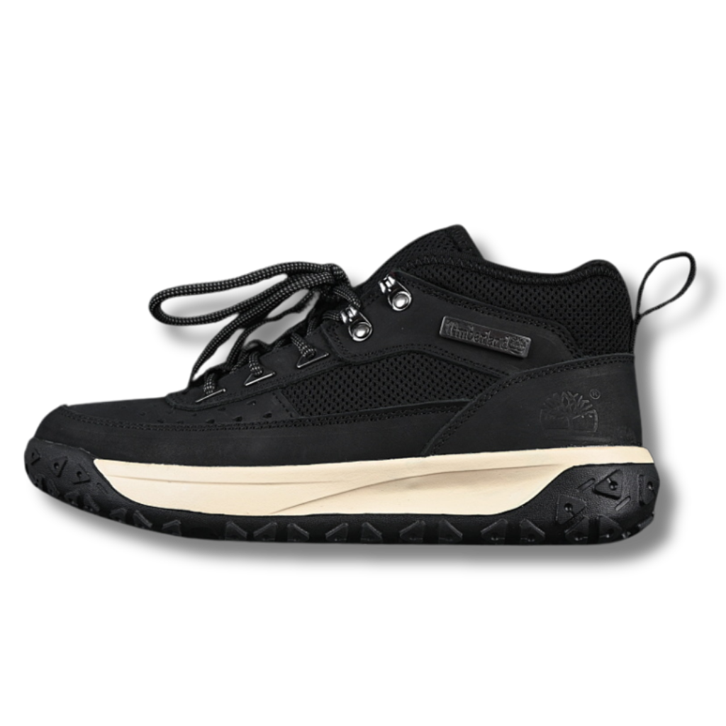 Beige/Black Low Timber Boots