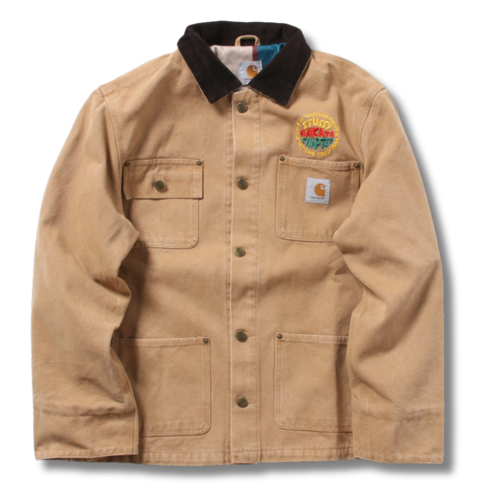 Light Brown Stu Car Denim Jacket