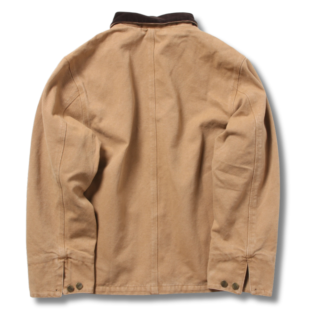 Light Brown Stu Car Denim Jacket