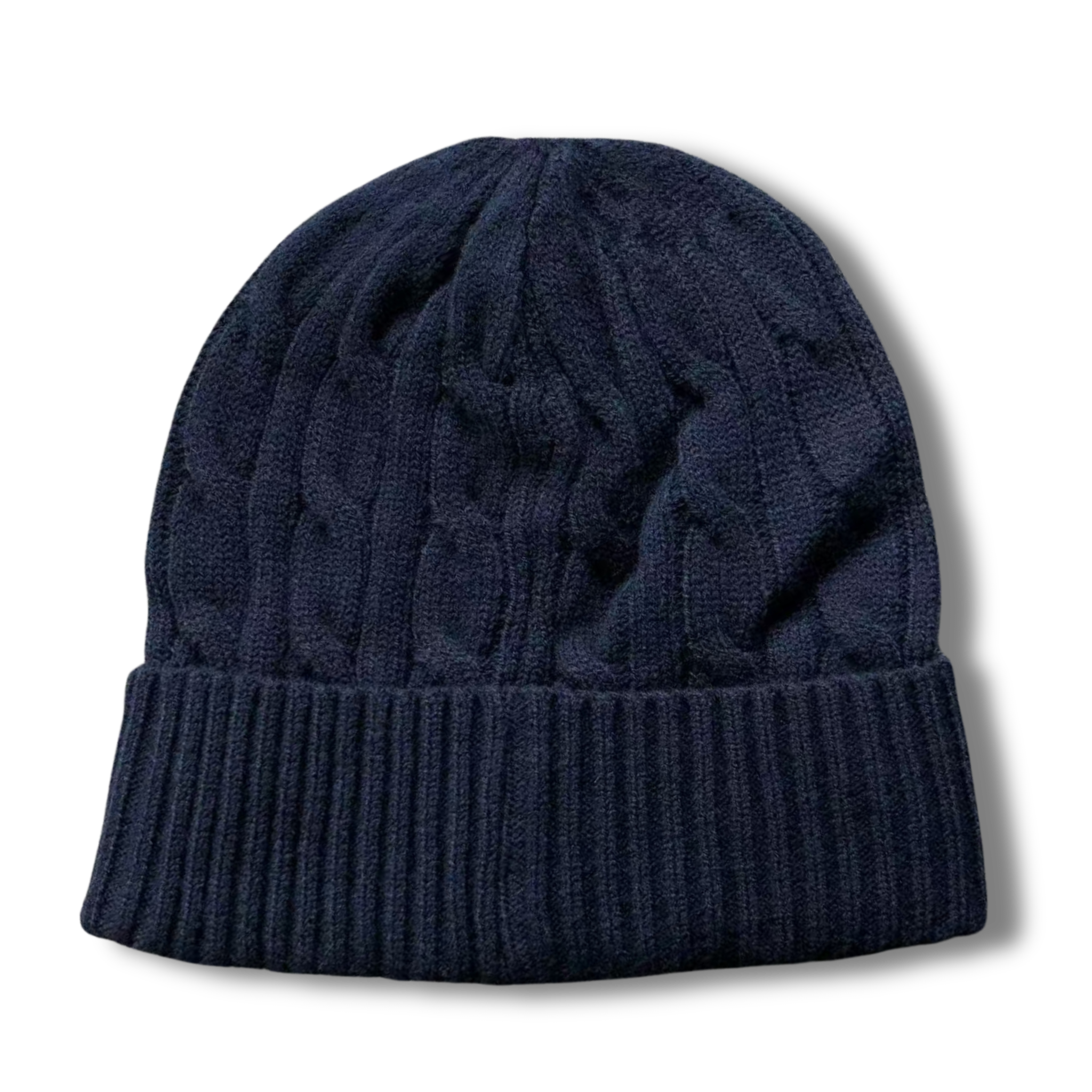 Ralph L Beanie Navy Blue