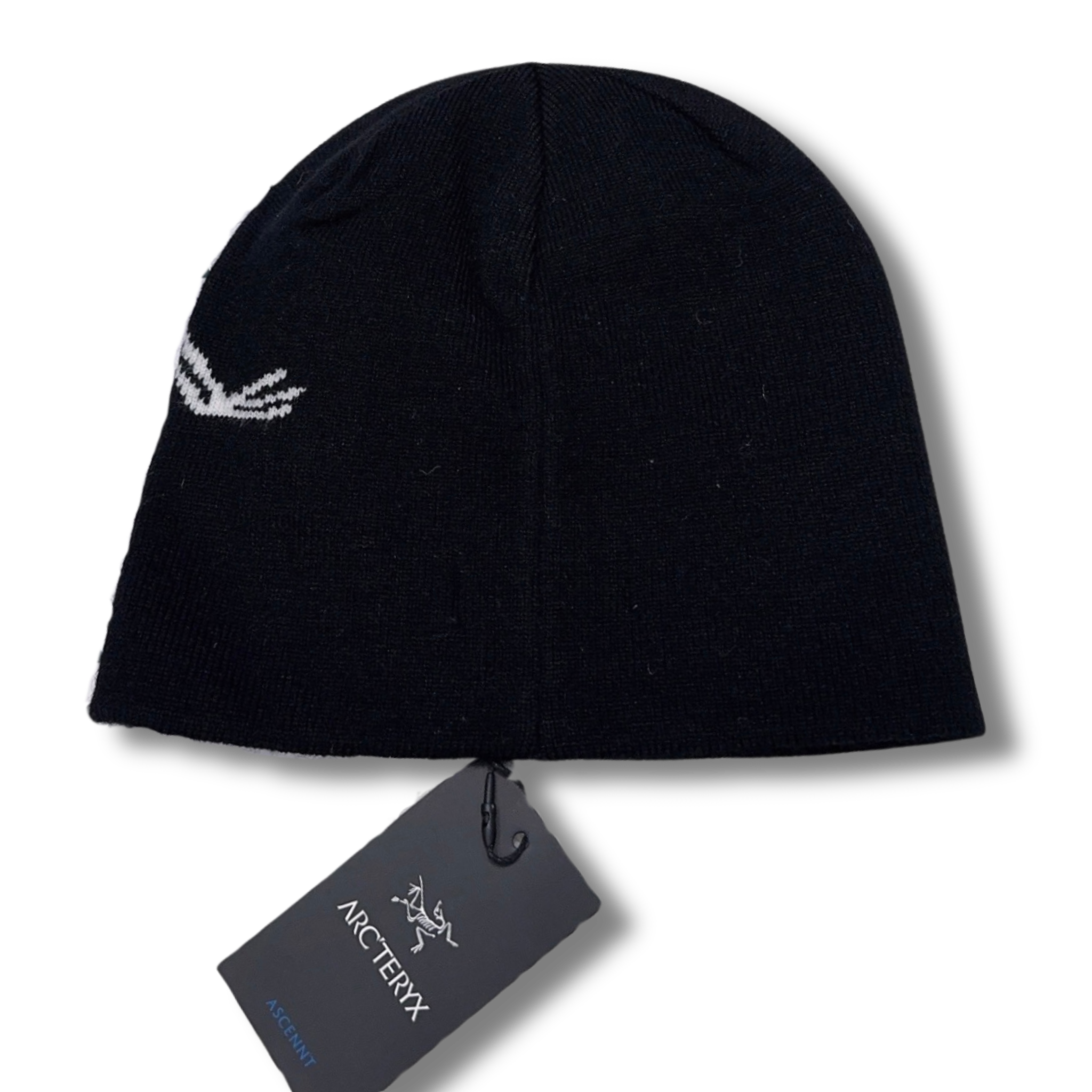 Arc' Beanie Black w White