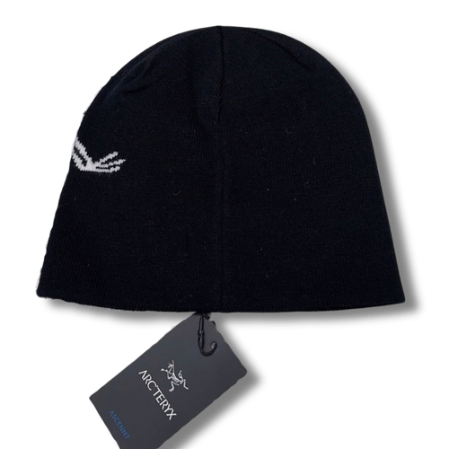 Arc' Beanie Black w White