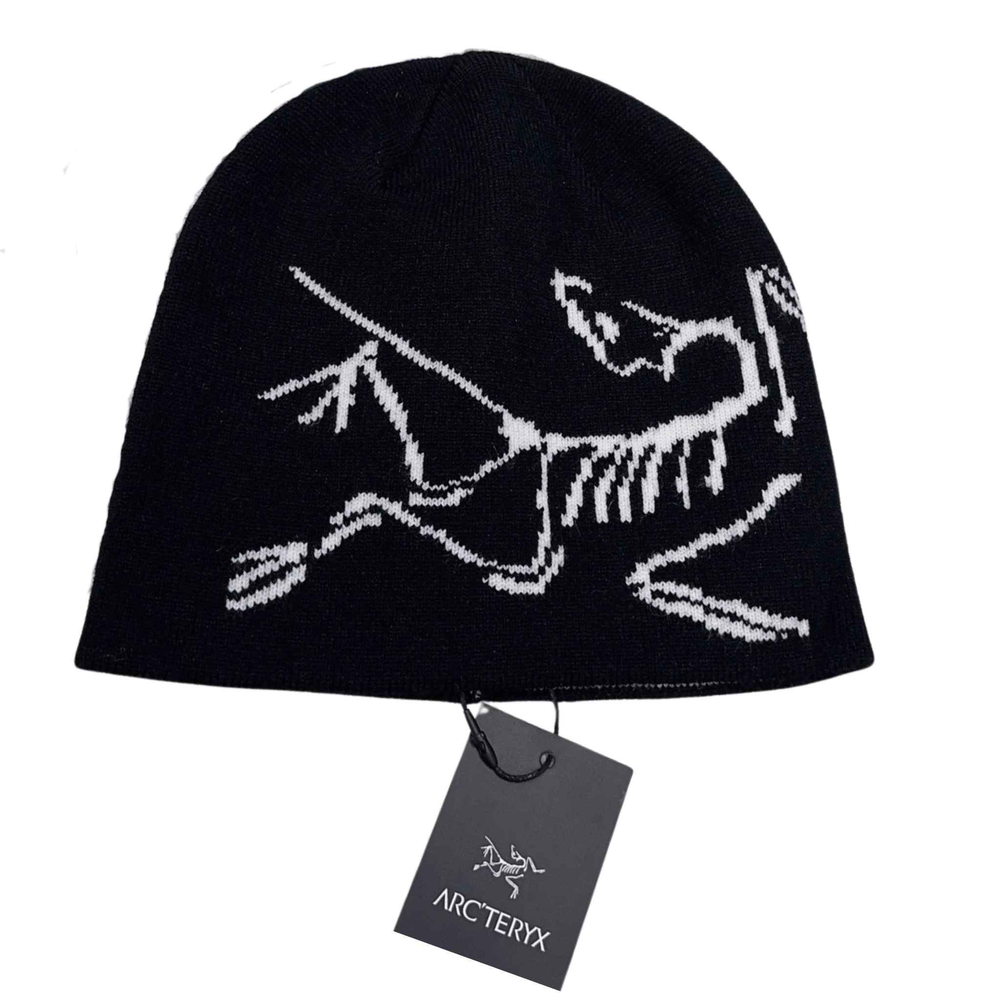 Arc' Beanie Black w White