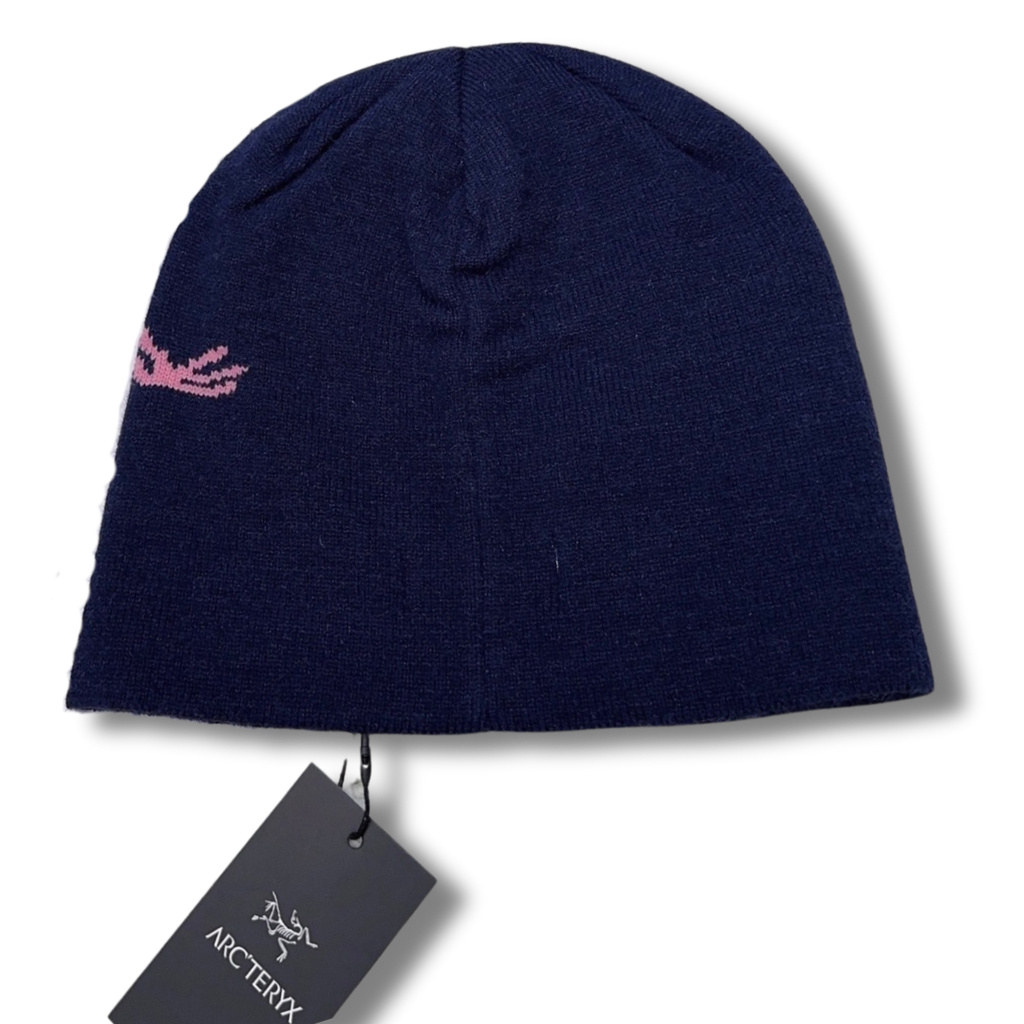 Arc' Beanie Navy w Pink