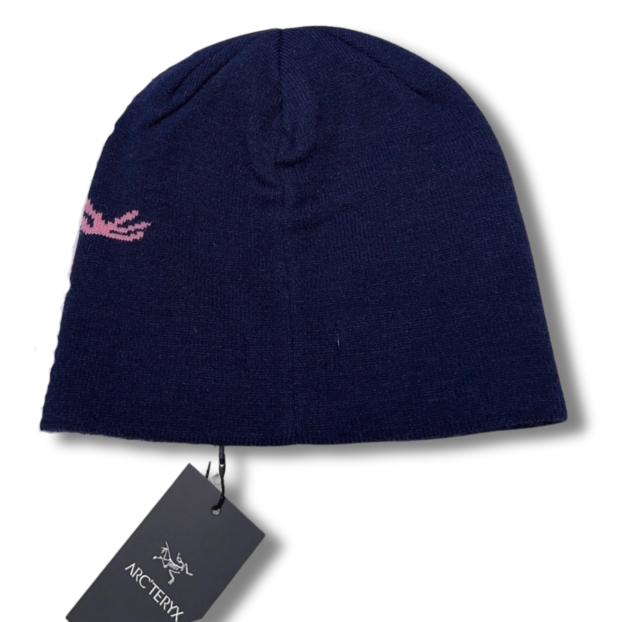 Arc' Beanie Navy w Pink