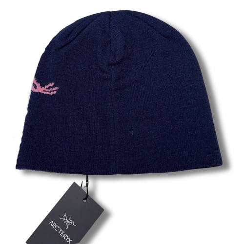 Arc' Beanie Navy w Pink