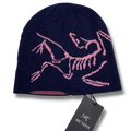 Arc' Beanie Navy w Pink