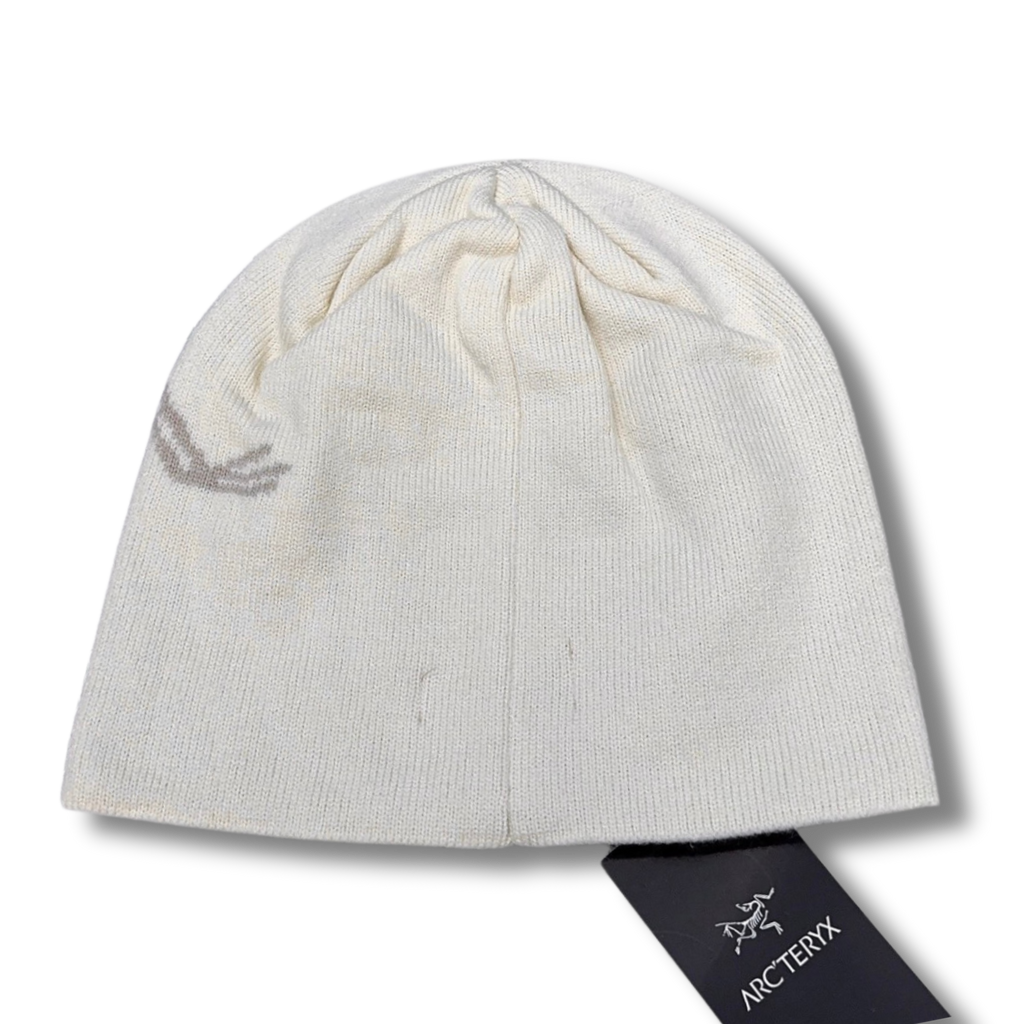 Arc' Beanie White w Gray