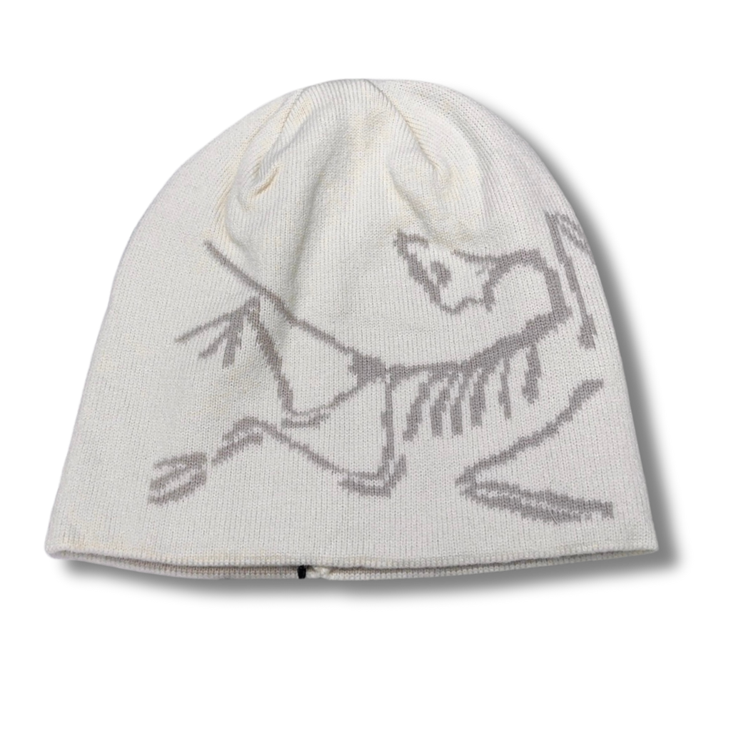 Arc' Beanie White w Gray