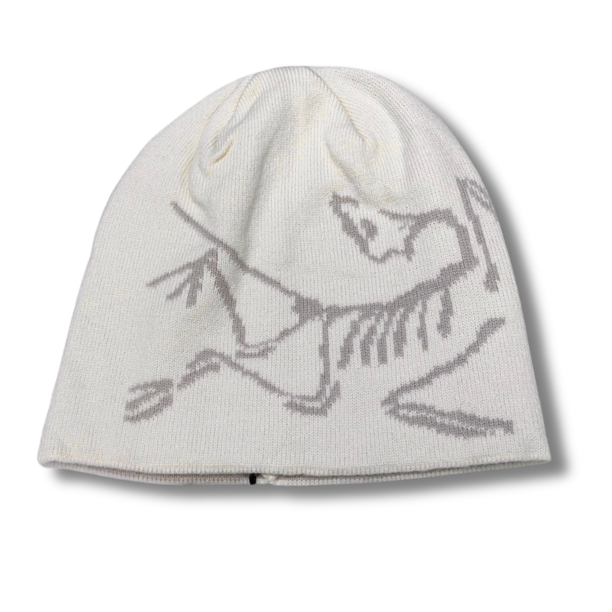 Arc' Beanie White w Gray