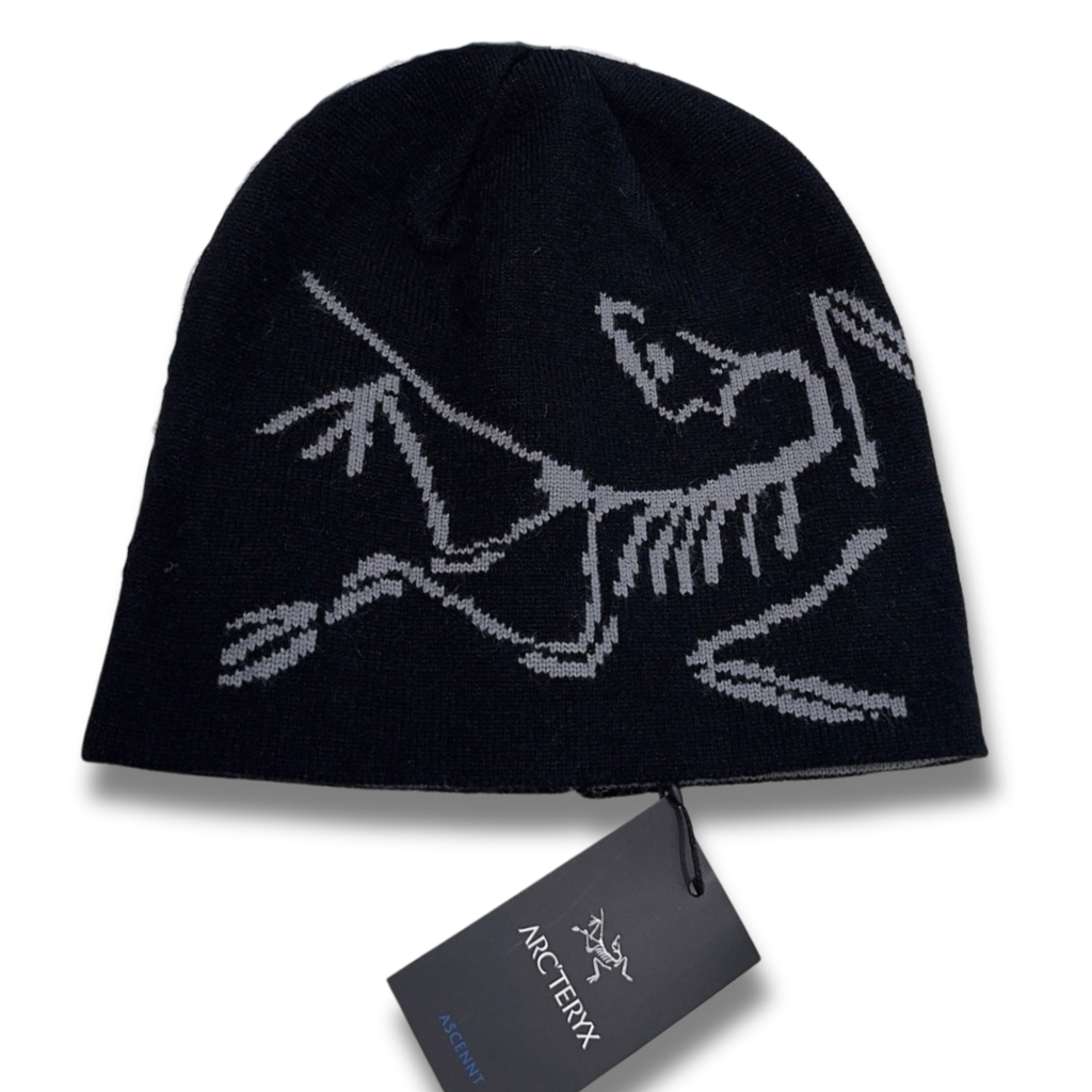 Arc' Beanie Black w Gray