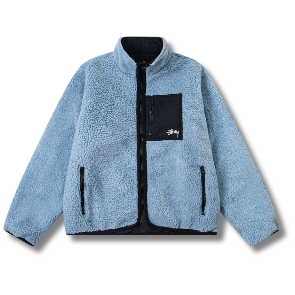 Stu Jacket Double sided Black w Blue