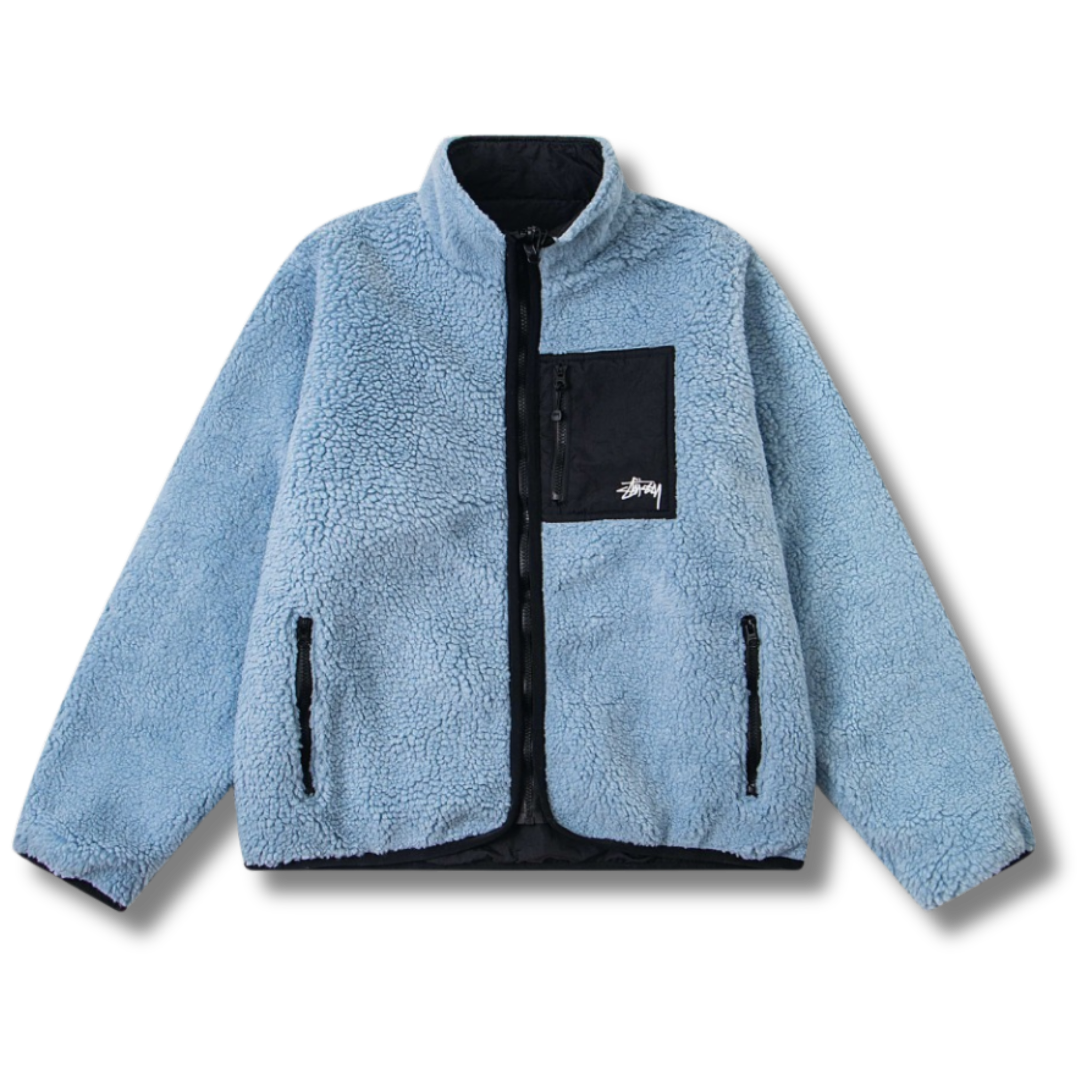 Stu Jacket Double sided Black w Blue