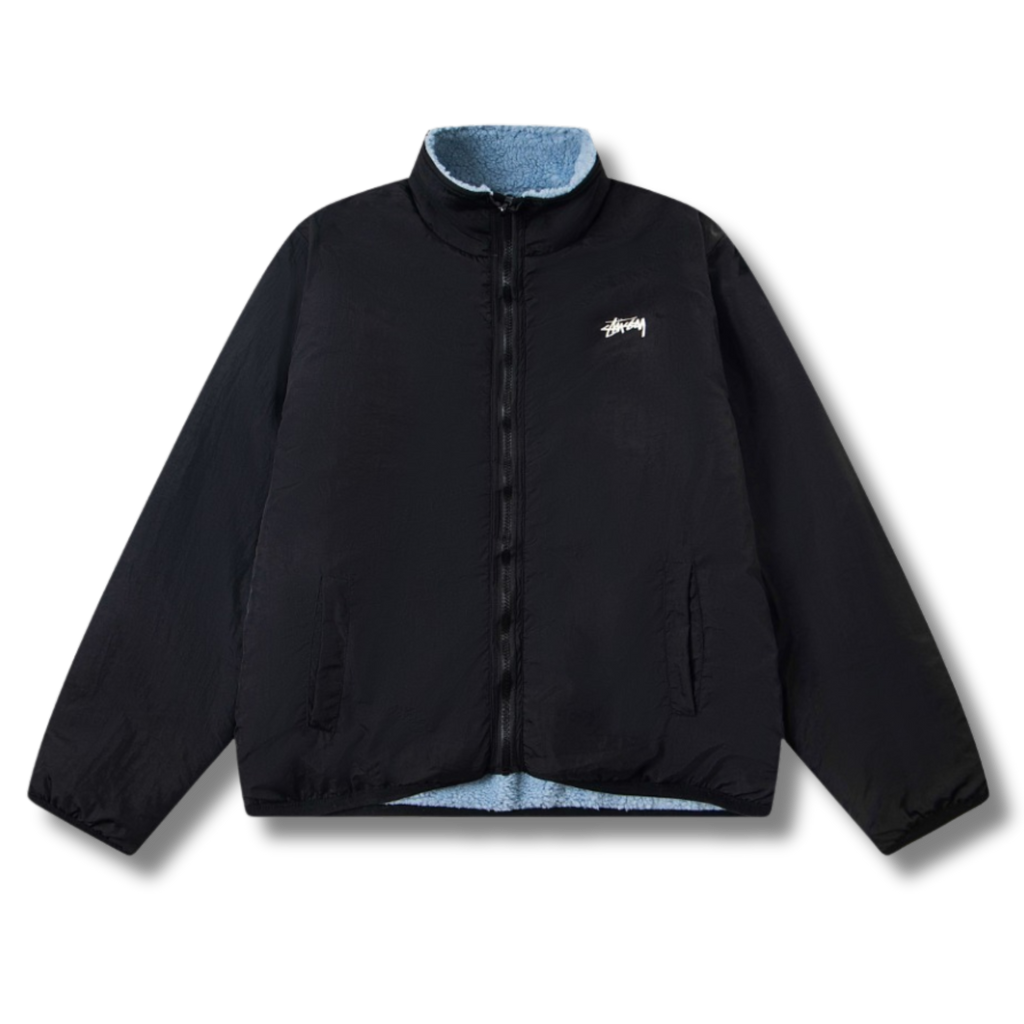 Stu Jacket Double sided Black w Blue