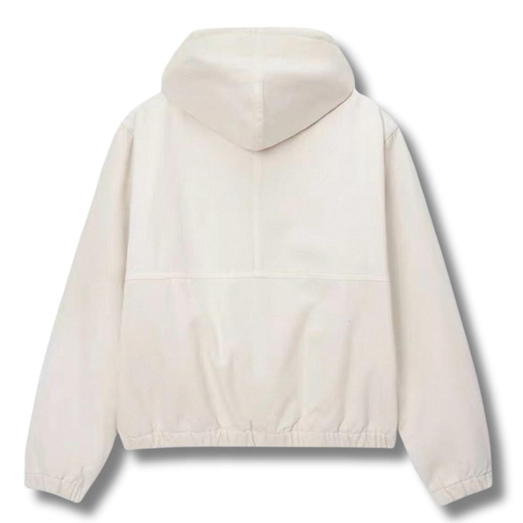 Stu Jacket White w Black inside