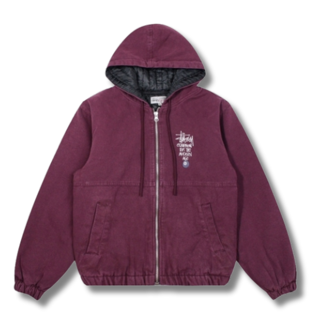 Stu Jacket Washed Red