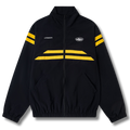 Cortez Jacket Black w Yellow Stripes
