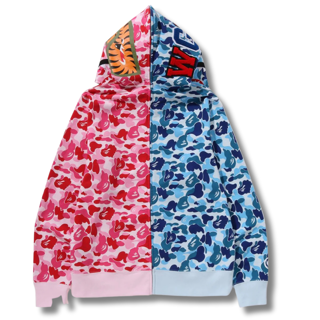 Ape Hoodie split cotton candy