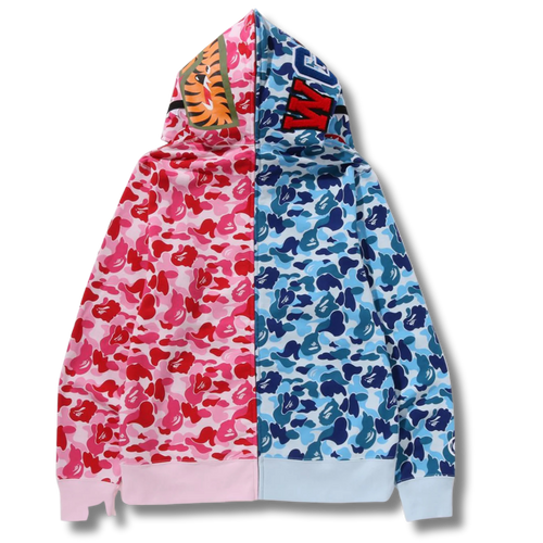 Ape Hoodie split cotton candy