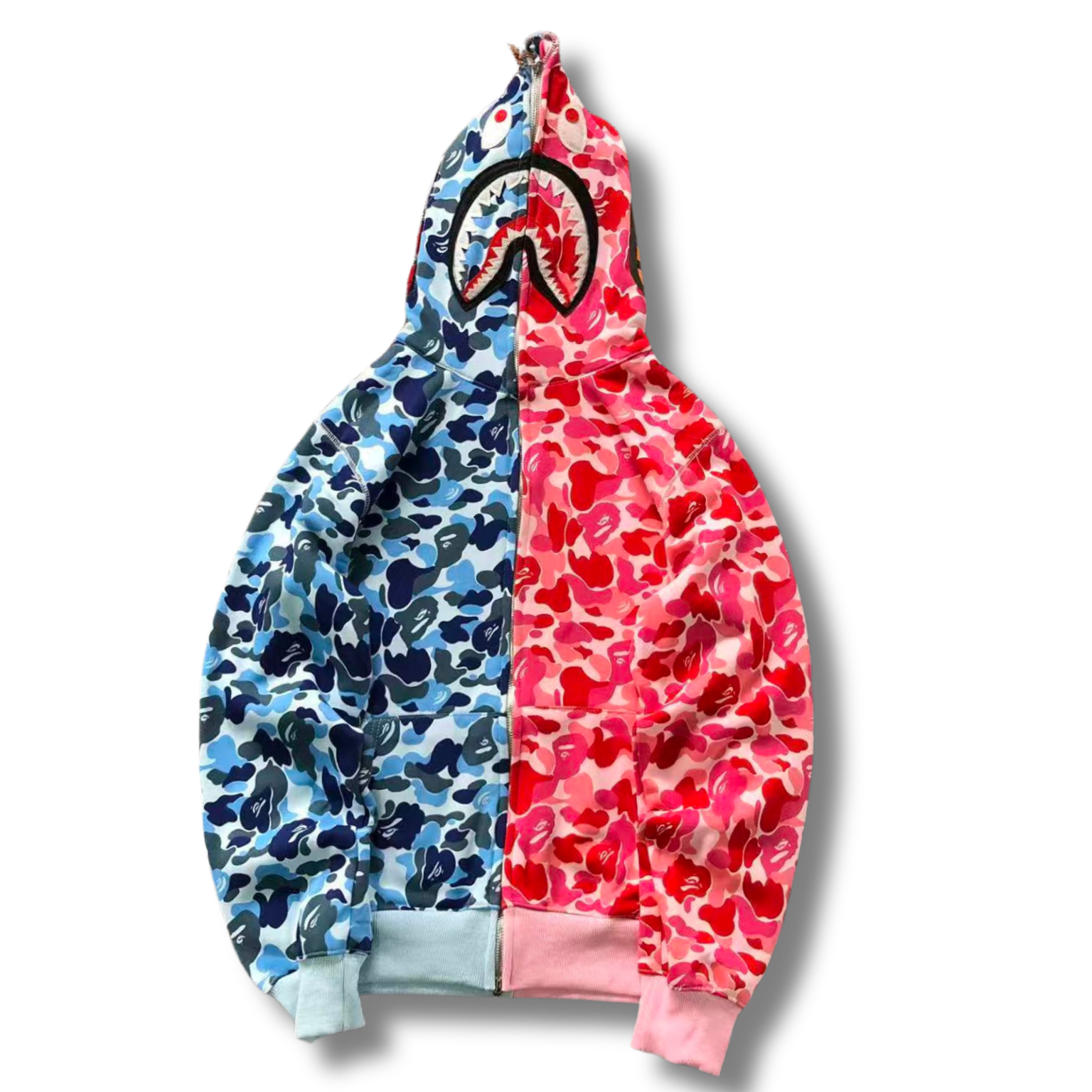 Ape Hoodie split cotton candy