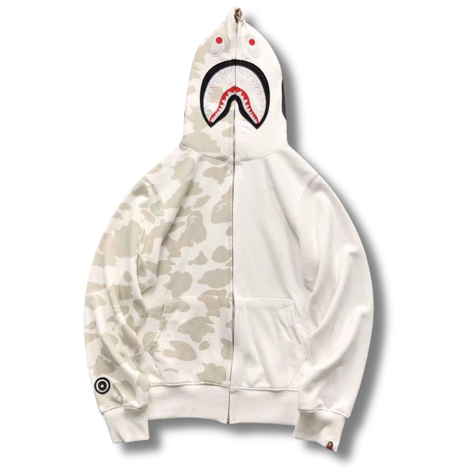 Ape Hoodie split Snow