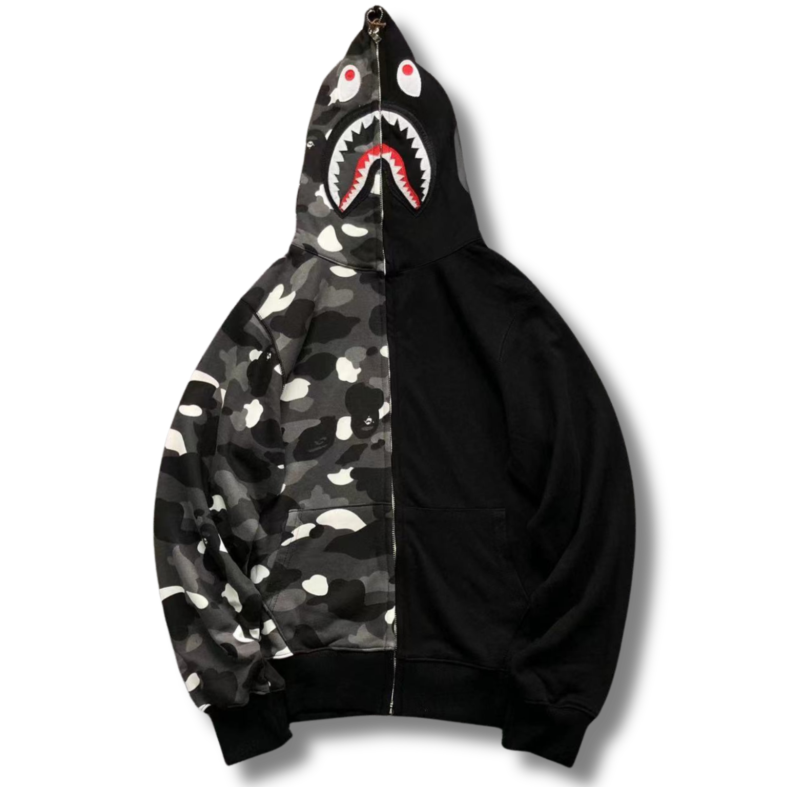 Ape Hoodie split Tv Black