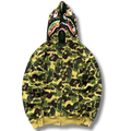 Ape Hoodie Moss Leopard