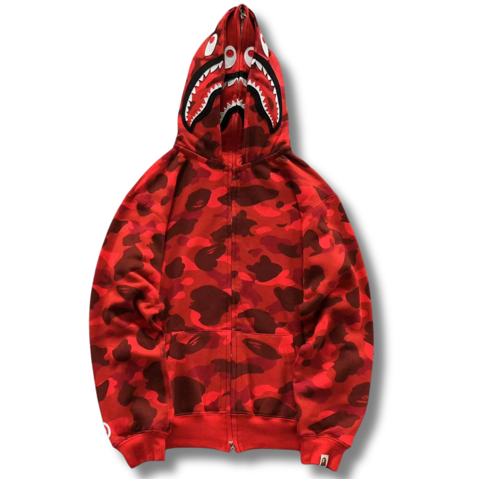 Ape Hoodie Lava Leopard