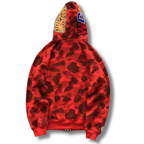 Ape Hoodie Lava Leopard