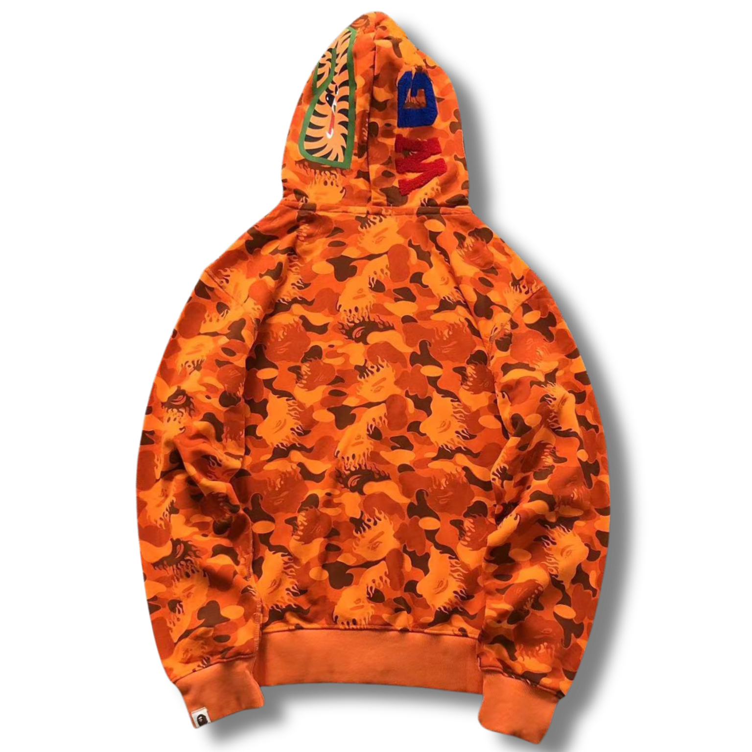Ape Hoodie Fire Leopard