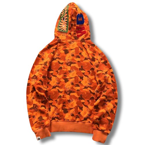 Ape Hoodie Fire Leopard