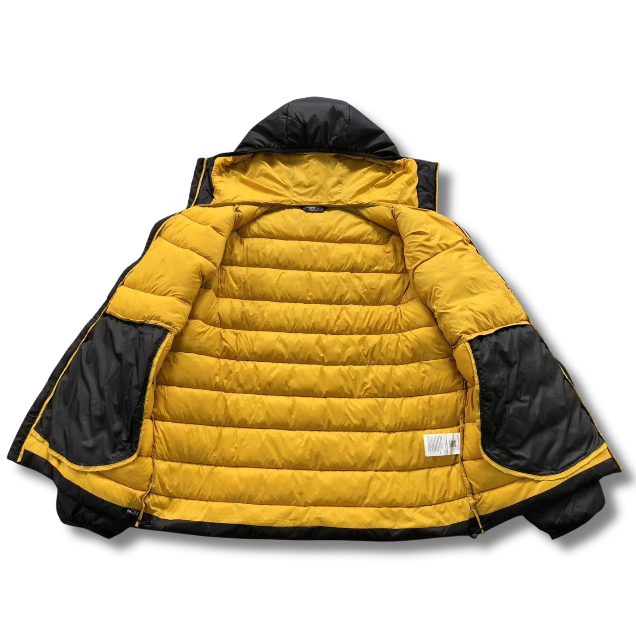 Arc' Jacket Black with Yellow inside