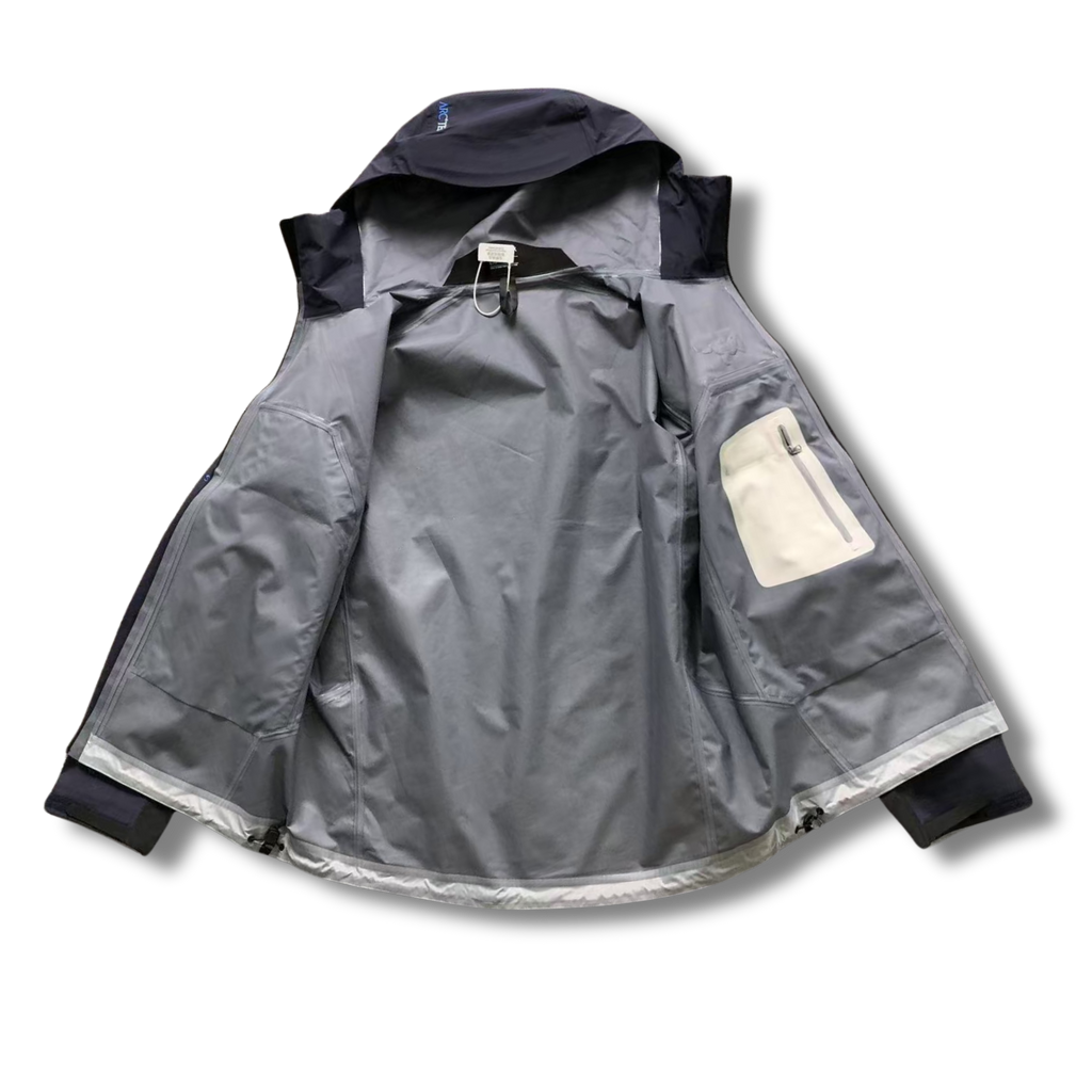 Arc' Rain Coat Blue/Black