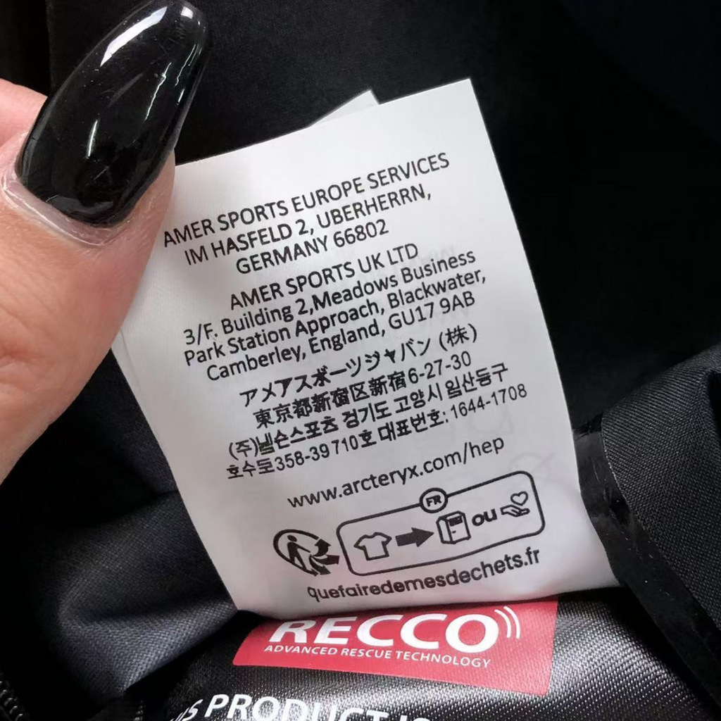 Arc' Rain Coat Blue/Black