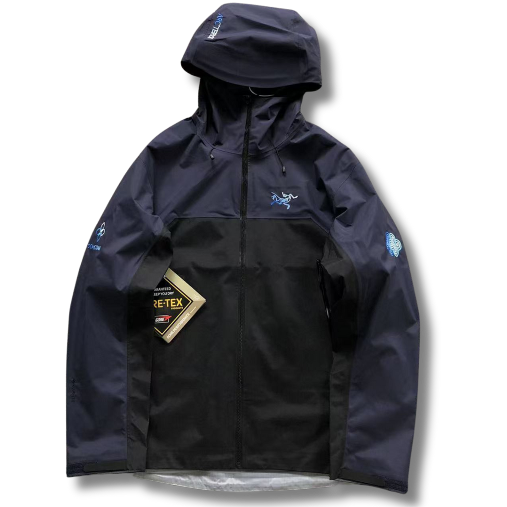 Arc' Rain Coat Blue/Black