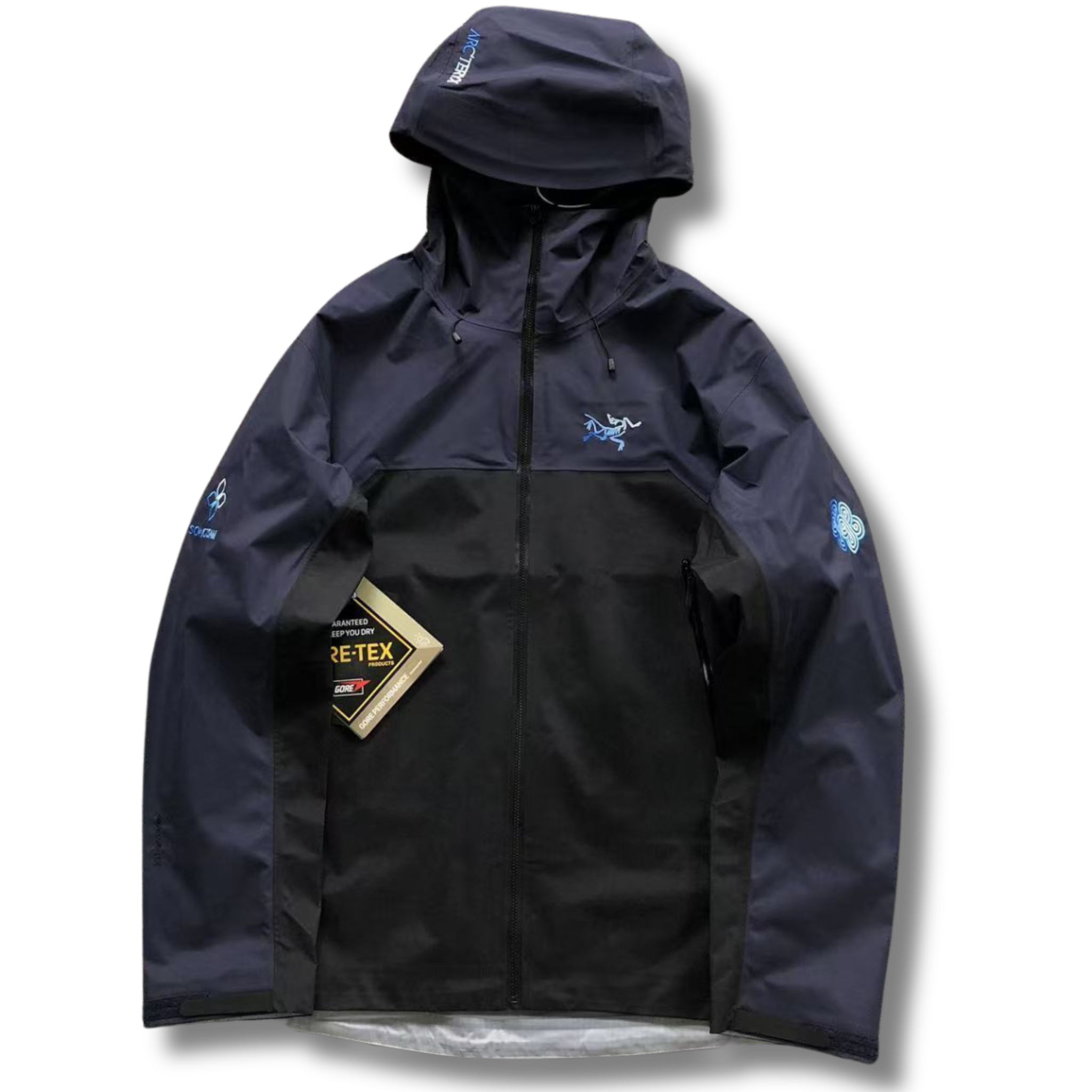 Arc' Rain Coat Blue/Black