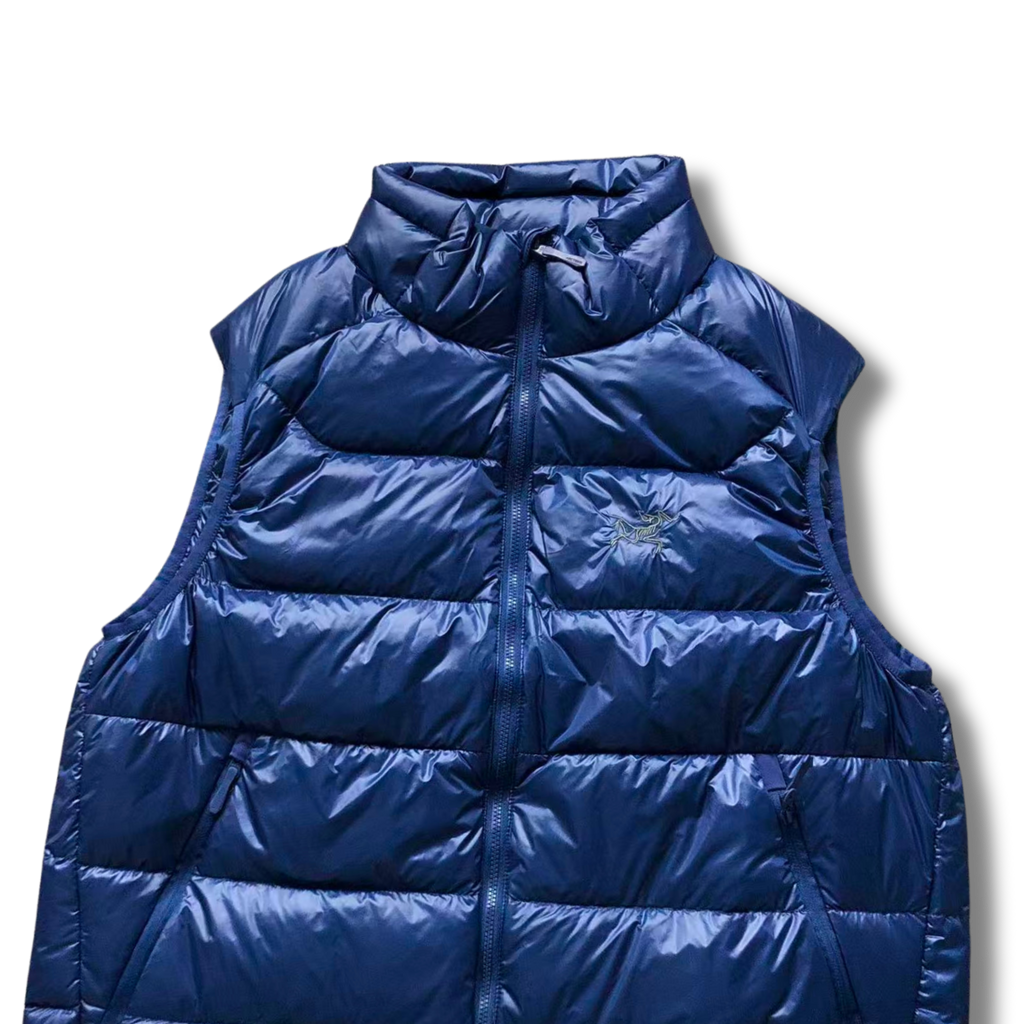 Arc' Vest Shiny material Blue