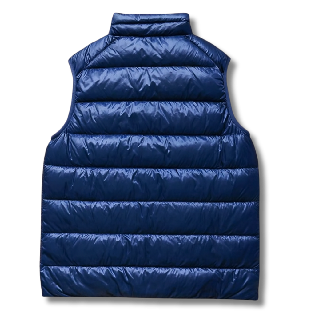 Arc' Vest Shiny material Blue